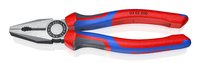 KNIPEX 03 02 200 - Pinze da elettricista - 1,6 cm - Acciaio - Vinile - Blu - Rosso - 200 mm
