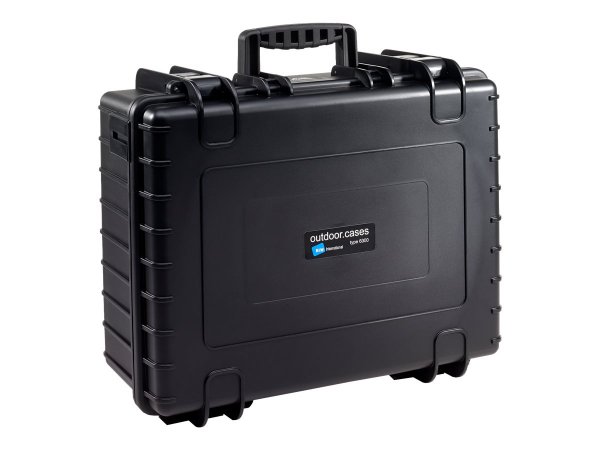 B&W International B&W Cases 6000 - Valigetta/custodia classica - Polipropilene (PP) - 3,9 kg - Nero