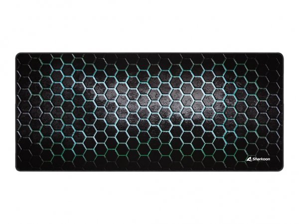 Sharkoon SKILLER SGP30 - Nero - Verde - Fantasia - Gomma - Tessile - Barra appoggiaferro antiscivolo