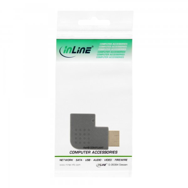 InLine Adattatore HDMI Tipo A Maschio/Femmina - angolato 90° destra - 4K2K
