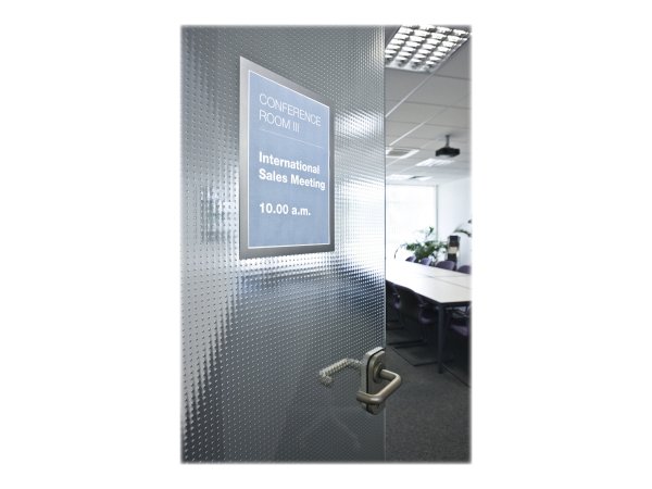 Durable Magnetrahmen selbstklebend Duraframe silber A4 2 St.