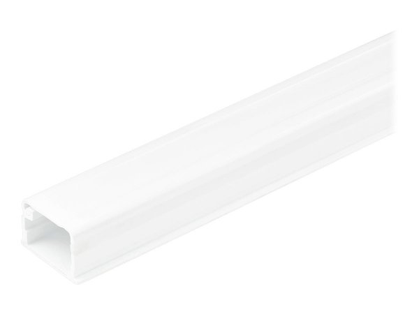 StarTech.com Solide Kabelführung mit Klebeband und Abdeckung 19 x 13 mm 1.8m Länge PVC