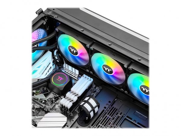 Thermaltake TH420 ARGB Sync - Raffreddatore di liquidi tutto in uno - 500 Giri/min - 1800 Giri/min -