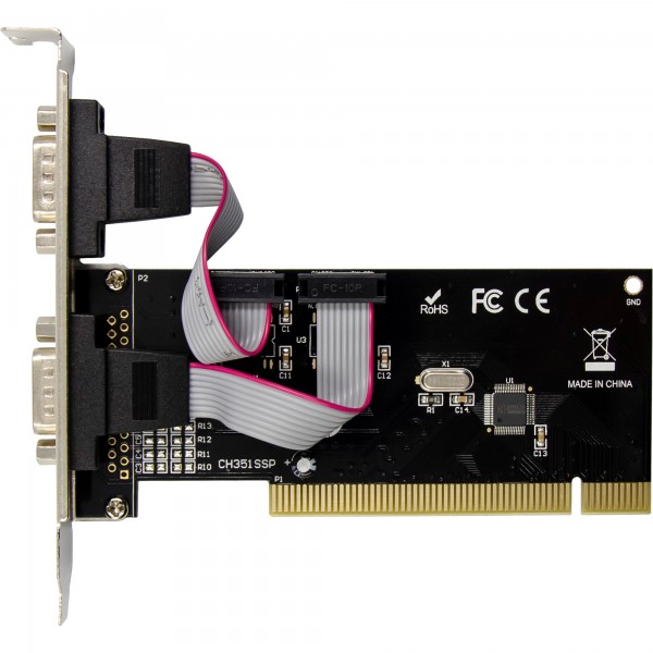 InLine Scheda di interfaccia PCI - 2x seriale RS232 - CH351Q