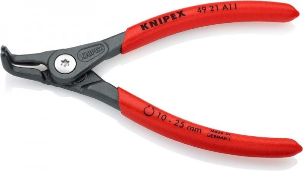 KNIPEX 48 21 J41 - Pinze per rondella di tenuta - Acciaio al cromo vanadio - Plastica - Rosso - 305