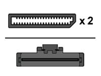 Supermicro CBL-SAST-0817 - 0,36 m - SFF-8654 - SFF-8611 - Sinistra - Dritto - Maschio/Maschio