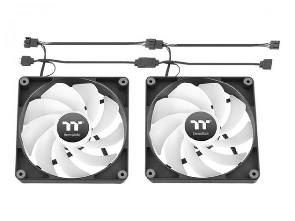Thermaltake 120mm CT120 Reverse ARGB Sync PC Cooling Fan 2 Pack - Case fan - 500 rpm