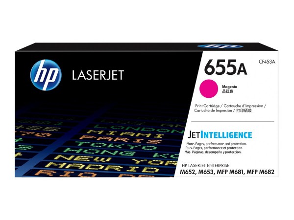 HP Color LaserJet 655A - Unità toner Originale - Magenta - 10500 pagine