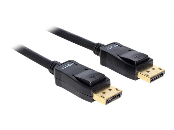 Delock 5m Displayport Cable - 5 m - DisplayPort - DisplayPort - Nero - 10,8 Gbit/s - Maschio/Maschio
