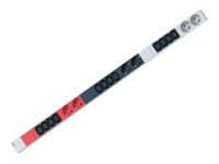 Bachmann ALU 1HE 12xC13 6xCEE7/3 3ph Strom CEE 16A rt - Strip alimentazione - 3 m