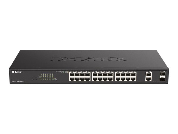 D-Link Switch DGS-1100-26MPV2 E DGS110026MPV2 DGS-1100-26MPV2/E - Interruttore - Vetroresina (lwl)