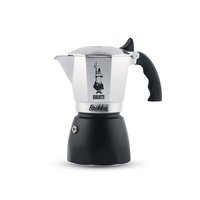 Bialetti Brikka - Moka - 0,1 L - Nero - Stainless steel - Alluminio - 2 tazze - Termoplastica
