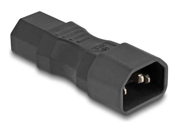 Delock Netzadapter IEC 60320 - C14 auf C13 Stecker Buchse - Adattatore - Alimentazione/alimentazione