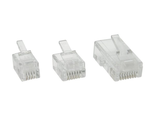 InLine Spina modulare 6P4C RJ11 a crimpare su cavo tondo - conf.10pz