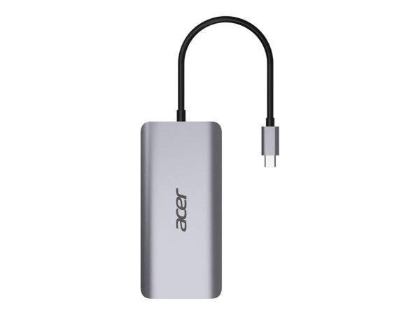 Acer 12-in-1 Type-C Dongle - Cablato - USB 3.2 Gen 1 (3.1 Gen 1) Type-C - 3,5 mm - 10,100,1000 Mbit/
