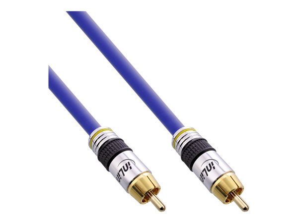 InLine Cavo Audio Digital & Video 1x RCA M-M - 20m - dorato - PREMIUM