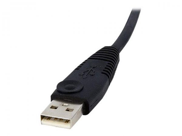 StarTech.com Cavo KVM switch DVI-D Dual Link USB 4 in 1 con audio e microfono 4,5 m - 4,57 m - Nero