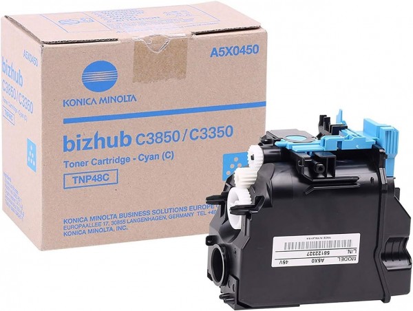 Konica Minolta TNP-48C - 10000 pagine - Ciano - 1 pz