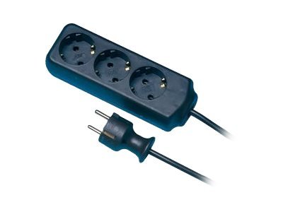 REV Ritter REV 0512247555 - 3 m - Interno - Marrone - 3 presa(e) AC - 250 V - 3500 W