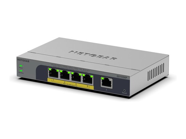 Netgear Easy Smart Gs105Ep - Switch - 5 Anschlsse - 1 x - Interruttore - 0,1 Gbps