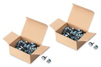 DIGITUS Befestigungssatz für 19" und 10" Komponenten M6 100 Sätze