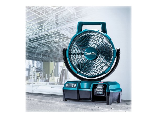 Makita CF001GZ - Ventilatore domestico con pale - Nero - Blu - Pavimento - 23,5 cm - 8,2 m³/h - 90°