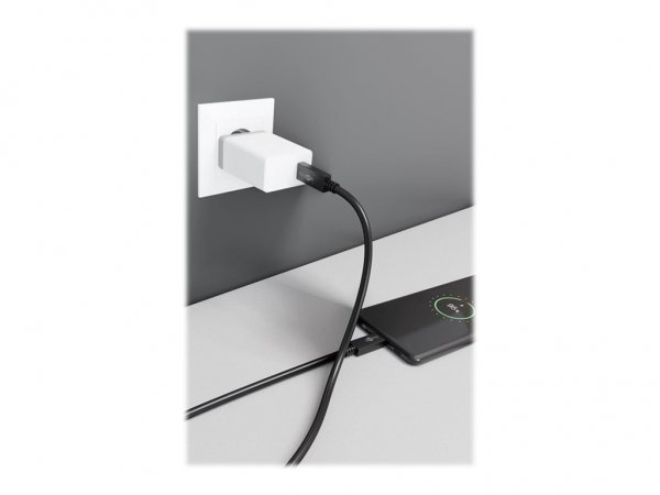 Goobay 49254 - 1 m - USB C - USB C - USB 3.2 Gen 2 (3.1 Gen 2) - 20 Gbit/s - Nero