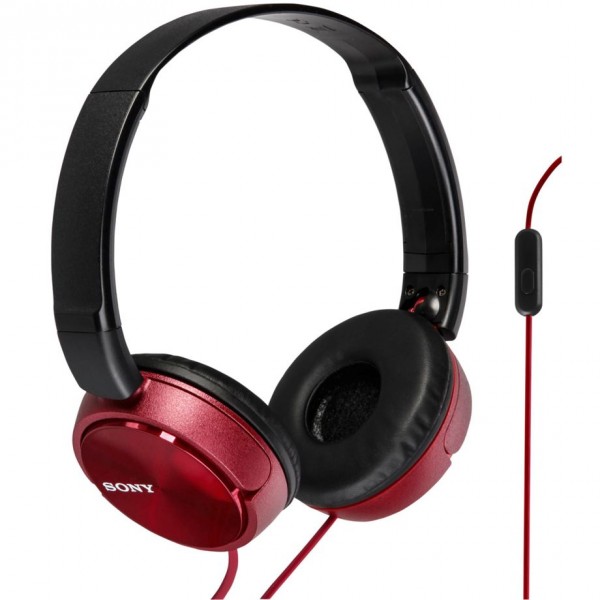 Sony MDR-ZX310AP - Cablato - 10 - 24000 Hz - Musica e Chiamate - 125 g - Auricolare - Rosso