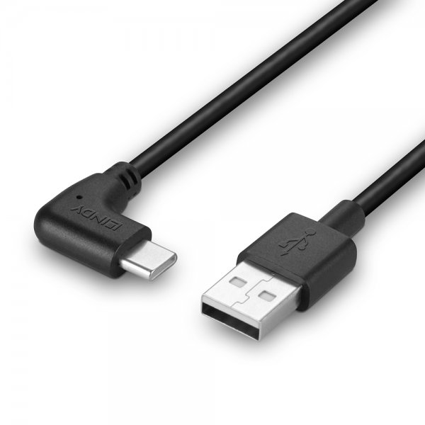 Lindy USB 2.0 Typ A an C Kabel 90° gewinkelt - Cavo - Digitale/dati