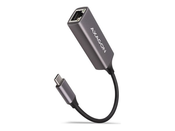 AXAGON ADE-TRC - Cablato - USB tipo-C - Ethernet - 1000 Mbit/s - Grigio
