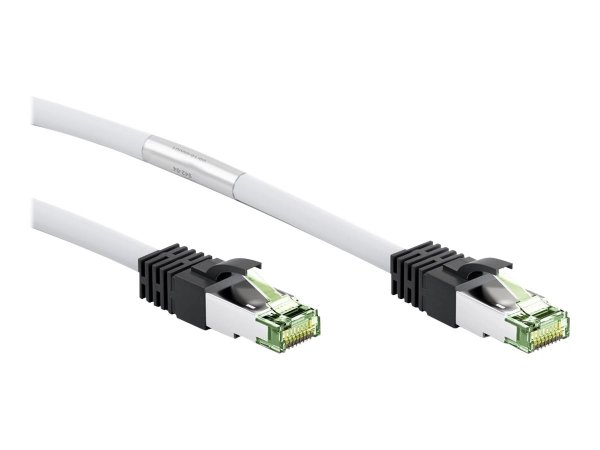 Goobay Patchkabel CAT8.1 S/FTP PiMF weiß - Cavo - Rete