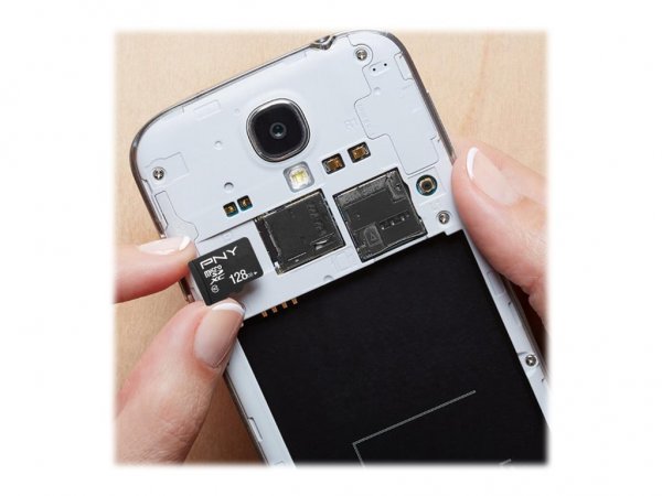 PNY Performance Plus - 128 GB - MicroSDXC - Classe 10 - Nero