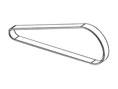 Zebra Kit Drive Belt for 300 & 600 dpi ZMx00 - Nero - ZT410 - ZT420