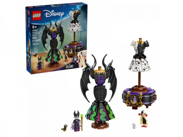 LEGO 43262 Disney Classic Die Kleider von Malefiz & Cruella de Vil