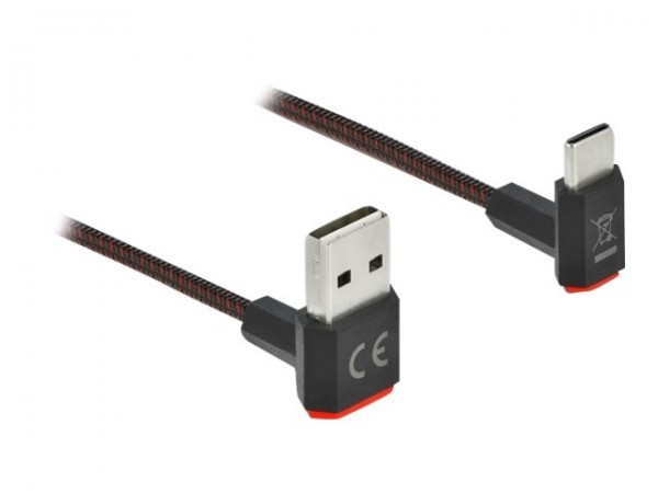 Delock Kabel Easy- Typ-A Stecker gewinkelt links USB 2.0 0 - Cavo - Digitale/dati