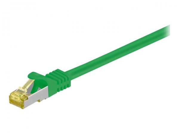 Goobay Patchkabel RJ-45 SFTP mit Cat 7 Rohkabel grün - Cavo - Rete