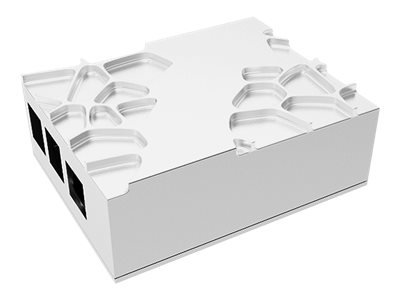 Akasa Aluminium Gehäuse für Raspberry Pi 4B mit Thermal-Kit - silber