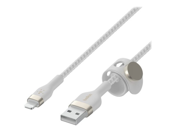 Belkin CAA010BT2MWH - 2 m - USB A - USB C/Lightning - Maschio - Maschio - Bianco