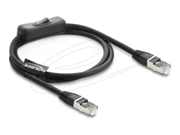 Delock RJ45 Kabel Stecker zu mit Schalter Cat.6 F/UTP - Cavo - Rete