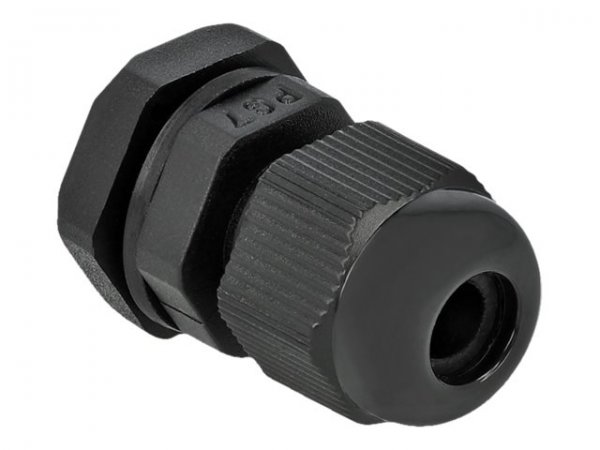 Delock Kabelverschraubung PG7 10 Stück schwarz