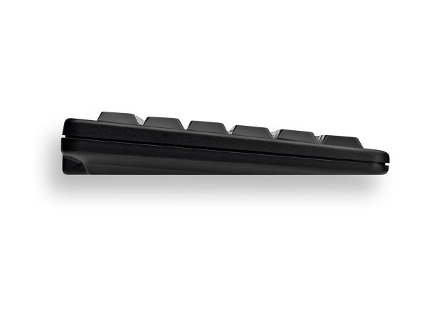 Cherry Slim Line COMPACT-KEYBOARD G84-4100 - Tastiera - Laser - 83 tasti QWERTY - Nero