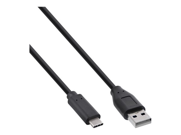 InLine Cavo USB 2.0 - da spina USB-C a spina A - nero - 0,3 m