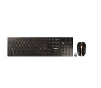 Cherry DW 9100 SLIM - Wireless - RF senza fili + Bluetooth - Nero - Mouse incluso
