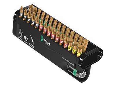 Wera BC 30 Diamond 1 - 30 pz - Phillips - Viti a croce - Torcia - PH 1 - PH 2 - PH 3 - PZ 1 - PZ 2 -