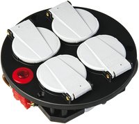 Brennenstuhl 1081080 - Nero - Rosso - Bianco - 4 presa(e) AC - 230 V - 16 A