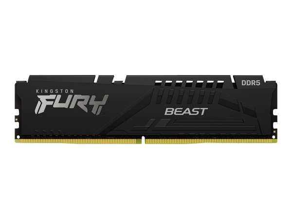 Kingston FURY Beast 8 GB 5600 MT/s DDR5 CL40 DIMM Black - 8 GB - 1 x 8 GB - DDR5 - 288-pin DIMM