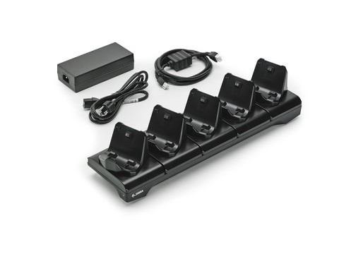 Zebra CRD-MPM-5SCHGEU1-01 - AC - Nero - Caricabatteria per interni - dC
