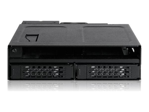 Icy Dock MB602SPO-B - Nero - Metallo - 9.5,12.7 mm - 1 ventola(e) - 4 cm - 12 Gbit/s