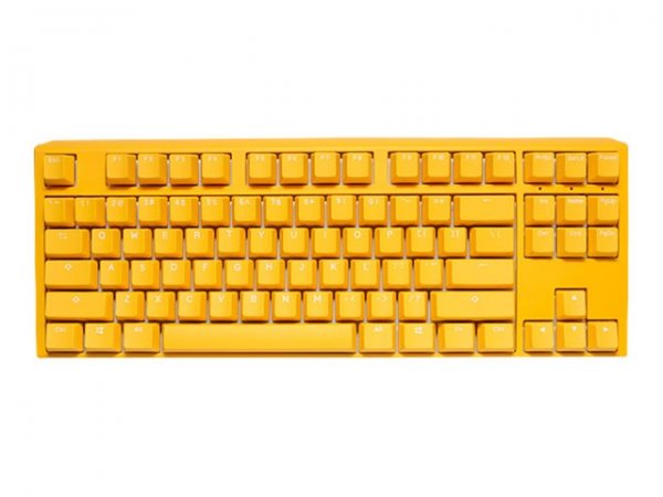 Ducky One 3 Yellow TKL - Tenkeyless (80 - 87%) - Cablato - USB - Interruttore a chiave meccanica - G