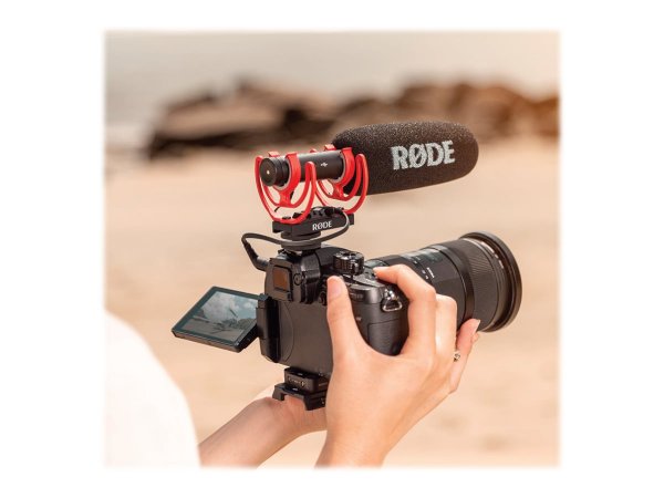 RODE VIDEOMIC NTG microphone Black Orange Digital camera - Microfono - 48 KHz